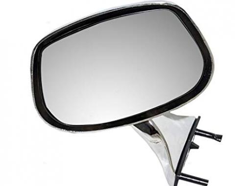 Full Size Chevy Outside Door Mirror, Left, 1980-1990