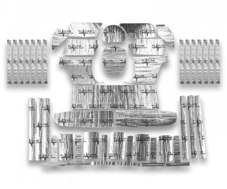 Flatline Barriers 1955-59 GM Truck Low Tunnel Full Insulation and Sound Dampening Kit TABT4038