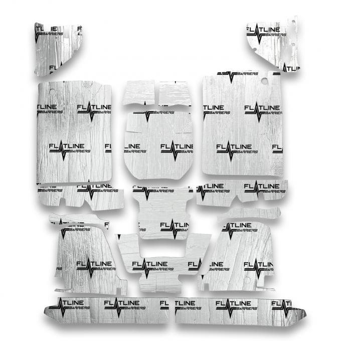 Flatline Barriers 73-80 Standard Cab GM C/K 10-30 High Tunnel Truck Floor Sound Dampening Kit TABT4013