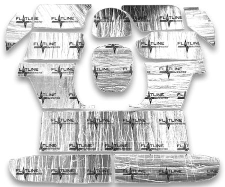 Flatline Barriers 1955-59 GM Truck Low Tunnel Floor Insulation and Sound Dampening Kit TABT4033
