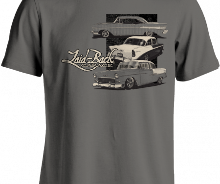 Laid Back 5-6-7 Chevy T-Shirt, Grey