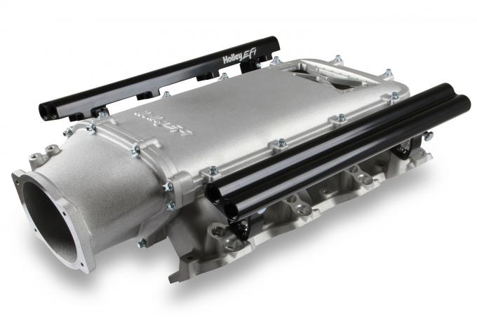 Holley EFI Dual Fuel Injector Ultra Lo-Ram EFI Intake Manifold Kit GM LS1/LS2/LS6 300-625