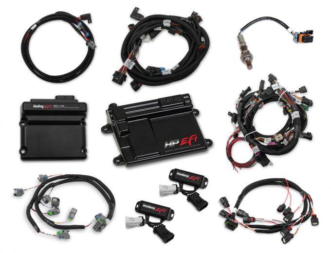 Holley EFI 2013-2015.5 Ford Coyote Ti-VCT HP EFI Kit, NTK O2, USCAR INJ 550-625N