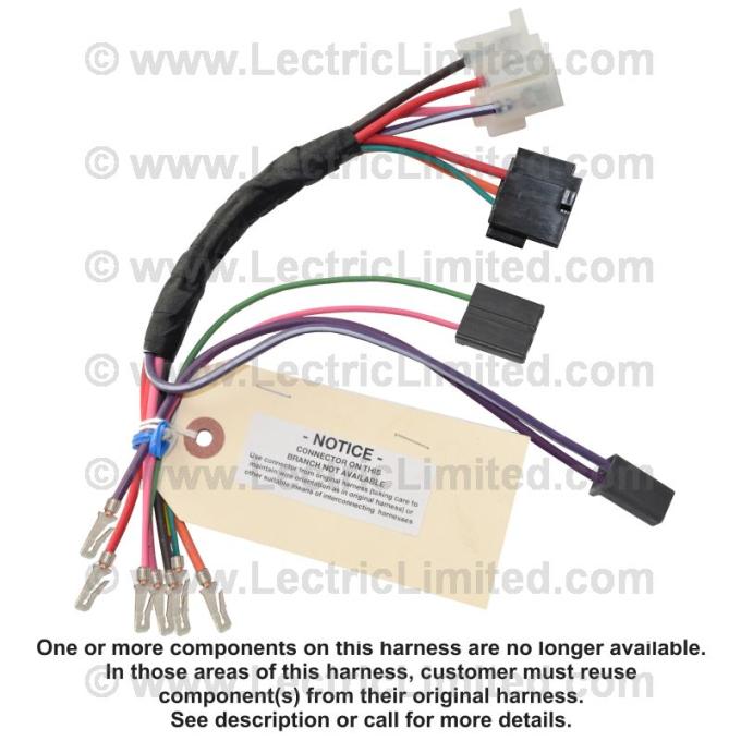 Lectric Limited 1971 Chevrolet Townsman Dash Extension Harness 19440