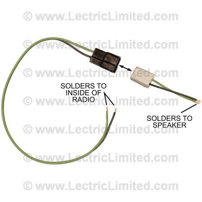 Lectric Limited 1958-1962 Chevrolet Speaker Harness VRR5862