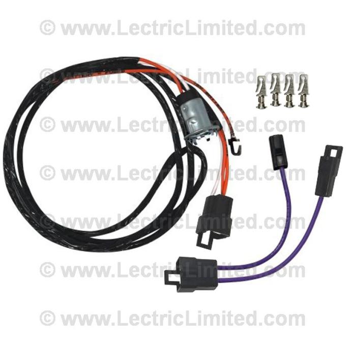 Lectric Limited 1963 Chevrolet Biscayne Classic Update Series Wiring Harness Console Kit 510416