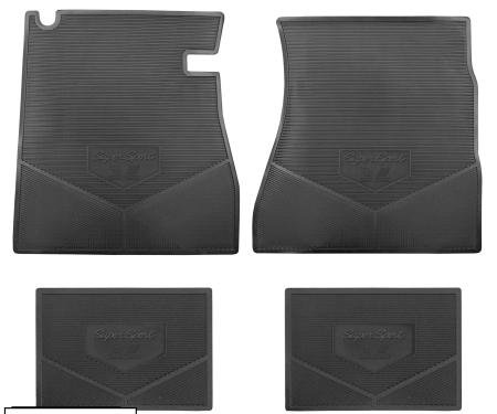 Legendary Auto Interiors 1965-1970 Chevrolet Impala 65/66 Impala SS with 396 Flag Vinyl Floormats