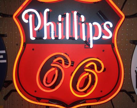 Neonetics Standard Size Neon Signs, Phillips 66 Neon Sign