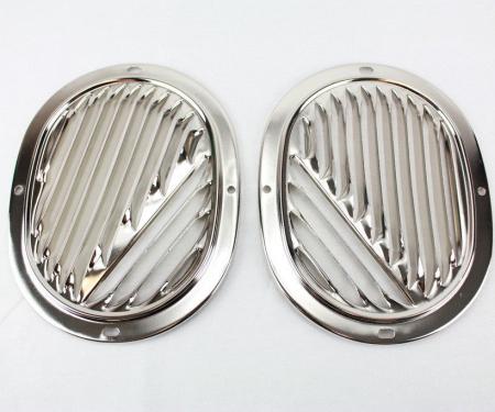 Impala Interior Kick Panel Vent Grilles, Pair, 1959-1963