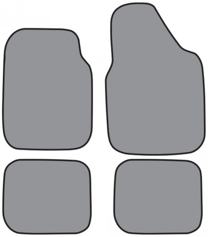 ACC 1965-1969 Chevrolet Corvair Floor Mat 4pc (FM5018 FM5018R) Loop