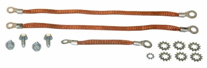 Shafers Classic Reproductions 1958 Chevrolet Full Size Ground Strap Kit GSK400