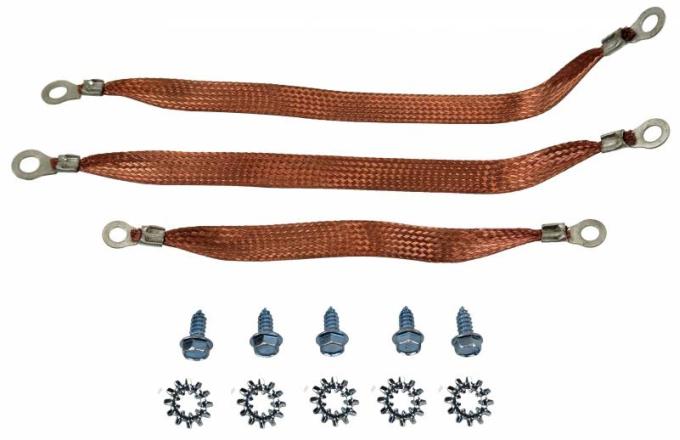 Shafers Classic Reproductions 1965-1966 Chevrolet Full Size Ground Strap Kit GSK403
