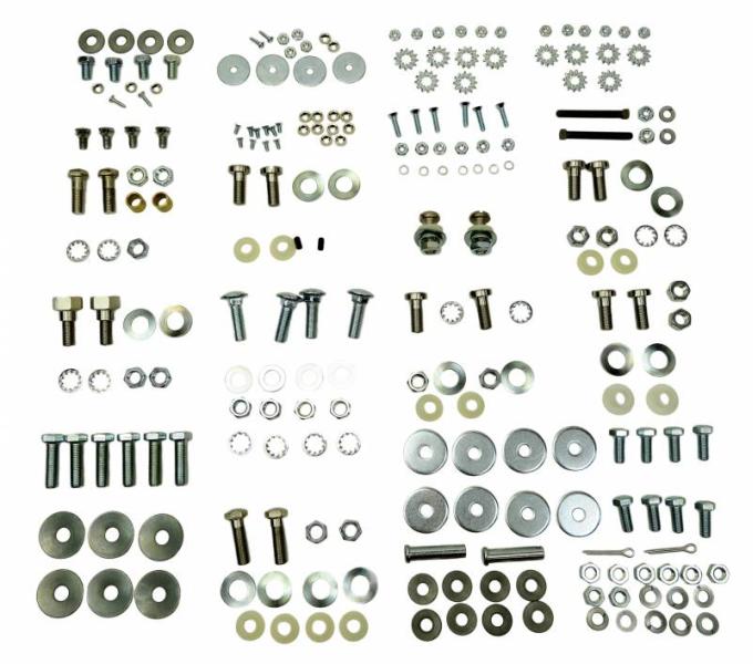 Shafers Classic Reproductions 1959-1960 Chevrolet Full Size Convertible Top Bolt Kit CBK401