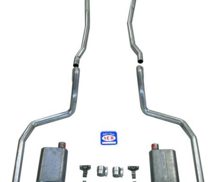 Shafers Classic Reproductions 1967-1969 Full Size Chevrolet Exhaust System with Big Block and Stock Cast Iron Manifolds 73082