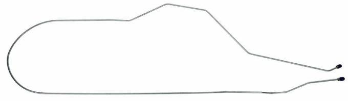 Shafers Classic Reproductions 1956-1957 Chevrolet Full Size Brake Lines (Front To Rear), Stainless Steel LBL005S