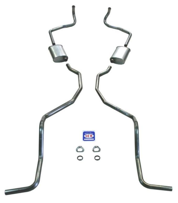 Shafers Classic Reproductions 1960-1964 Chevrolet Full Size 2" Dual Turbo Exhaust System and 1960 El Camino Small block & SW 73044