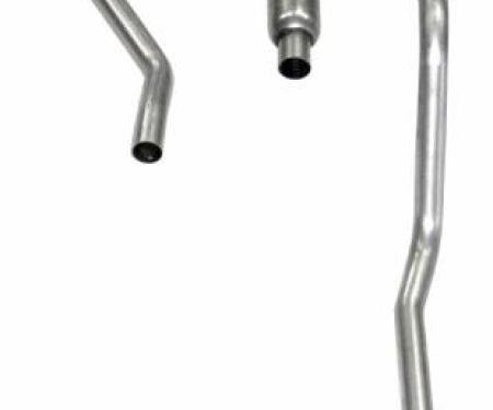 Shafers Classic Reproductions 1950-1953 Chevrolet Exhaust System 6 cyl. with Powerglide Transmission exc. Convertible w/ Glasspack Muffler, Stainless Steel 53001S