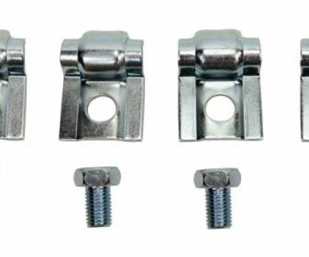 Shafers Classic Reproductions 1958 Chevrolet Full Size Long Gas Line Clip Set GLC403