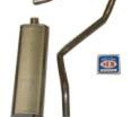 Shafers Classic Reproductions 1960-1964 Chevrolet 8 cyl. 283 Single Exhaust System, All models except SW, Stainless steel 73006S