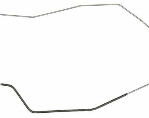 Shafers Classic Reproductions 1955 Chevrolet Full Size Brake Lines (Front To Rear), Stainless Steel LBL004S