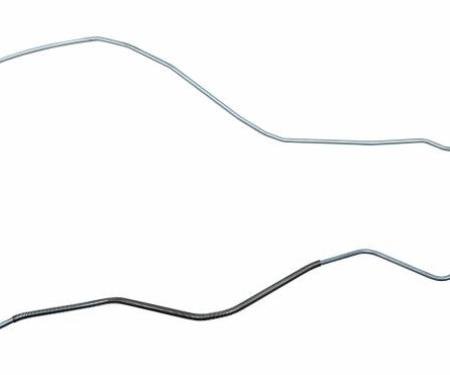 Shafers Classic Reproductions 1967-1968 Chevrolet Full Size Long Gas Lines (Pump To Tank), Stainless Steel GLL407S