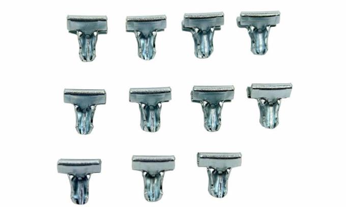 Shafers Classic Reproductions 1957 Chevrolet Full Size Lower Grille Retaining Clip Set LGRC01