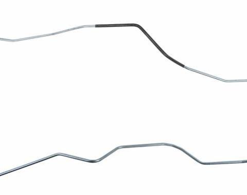 Shafers Classic Reproductions 1965-1966 Chevrolet Full Size Long Gas Lines (Pump To Tank), Stainless Steel GLL405S