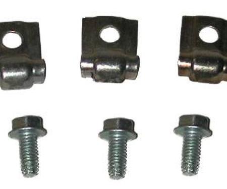 Shafers Classic Reproductions 1958-1964 Chevrolet Full Size Long Gas Line Clip and Bolt Set GLC400