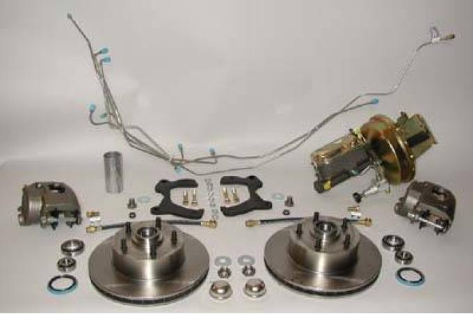 Shafers Classic Reproductions 1956-1957 Chevrolet Full Size Front Disc Brake Conversion Kit, Power DBP057