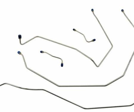 Shafers Classic Reproductions 1967-1968 Chevrolet Full Size Front Brake Line Set, Stainless Steel FBL408S