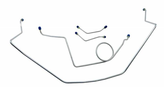 Shafers Classic Reproductions 1959-1961 Chevrolet Full Size Front Brake Line Set, Stainless Steel FBL403S