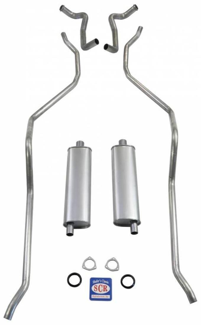 Shafers Classic Reproductions 1959 El Camino Exhaust System 348 Hi-Perf. with 2-1/2" Dual Exhaust 73072
