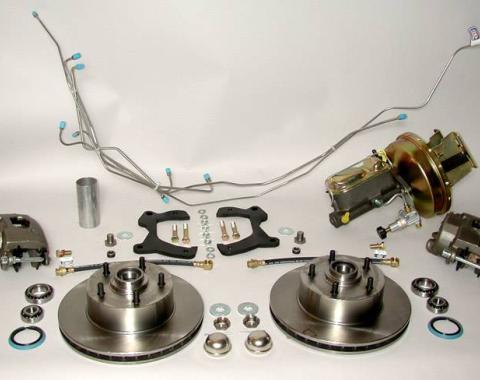 Shafers Classic Reproductions 1955 Chevrolet Full Size Front Disc Brake Conversion Kit, Power DBP055