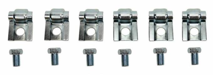 Shafers Classic Reproductions 1958 Chevrolet Full Size Long Gas Line Clip Set GLC403