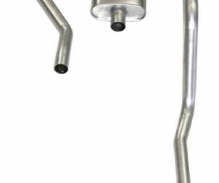 Shafers Classic Reproductions 1950-1953 Chevrolet Exhaust System 6 cyl. with Powerglide Transmission exc. Convertible, Stainless Steel 53000S