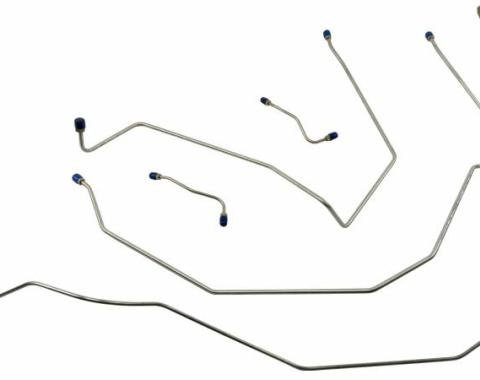 Shafers Classic Reproductions 1967-1968 Chevrolet Full Size Front Brake Line Set, Stainless Steel FBL408S