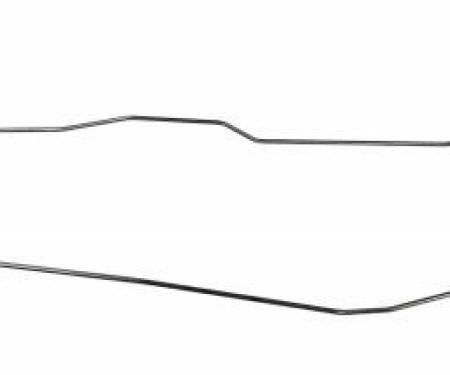 Shafers Classic Reproductions 1961-1964 Chevrolet Full Size Brake Lines (Front To Rear), Stainless Steel LBL401S