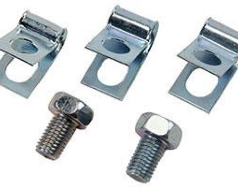 Shafers Classic Reproductions 1955 Chevrolet Full Size Front Brake Line Clip Set BLC001