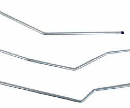 Shafers Classic Reproductions 1962-1964 Chevrolet Full Size Long Gas Lines (Pump To Tank), Stainless Steel GLL401S