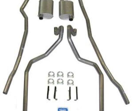 Shafers Classic Reproductions 1965-1966 Chevrolet Full Size 2-1/2" Dual Turbo Exhaust System. Small block 73031