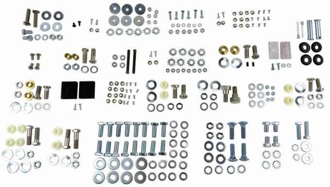Shafers Classic Reproductions 1955-1957 Chevrolet Full Size Convertible Top Bolt Kit CBK001