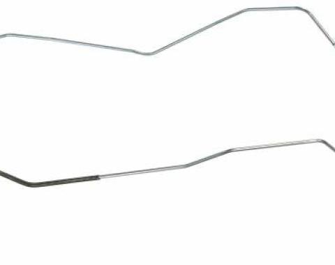 Shafers Classic Reproductions 1967-1968 Chevrolet Full Size Brake Lines (Front To Rear), Stainless Steel LBL403S