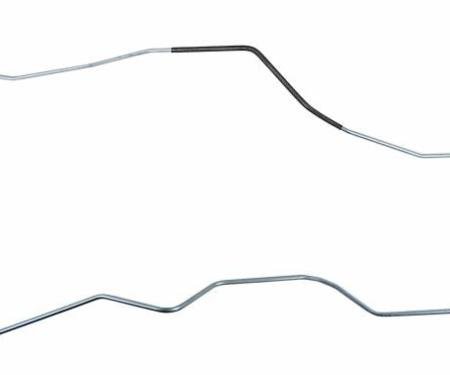 Shafers Classic Reproductions 1965-1966 Chevrolet Full Size Long Gas Lines (Pump To Tank), Stainless Steel GLL405S