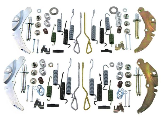 Shafers Classic Reproductions 1955-1958 Chevrolet Full Size Brake Hardware Kit, Front and Rear BHK002