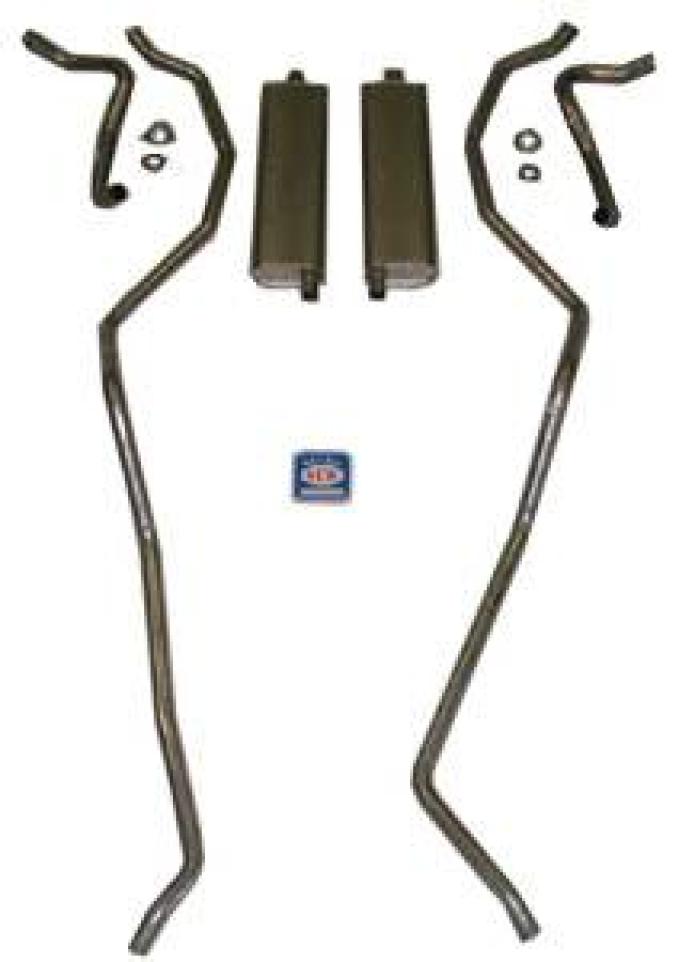 Shafers Classic Reproductions 1959 Chevrolet Full Size Exhaust System 8 cyl. 283 dual HT & convertible 73002
