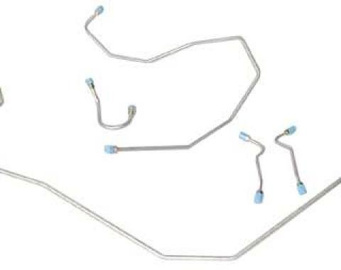 Shafers Classic Reproductions 1956-1957 Chevrolet Full Size Front Brake Line Set, Stainless Steel FBL006S