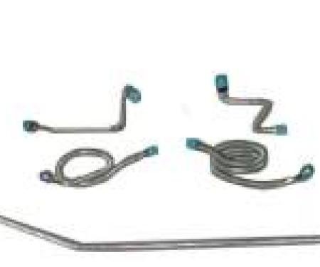 Shafers Classic Reproductions 1969 Chevrolet Full Size Front Brake Line Set, Stainless Steel FBL412S