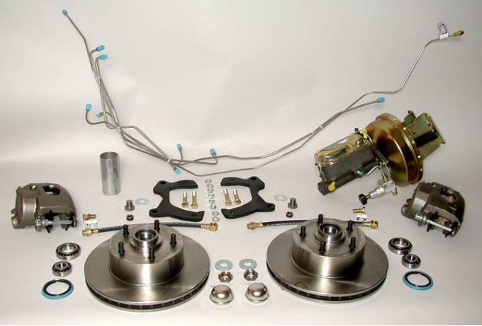 Shafers Classic Reproductions 1955 Chevrolet Full Size Front Disc Brake Conversion Kit, Power DBP055-8