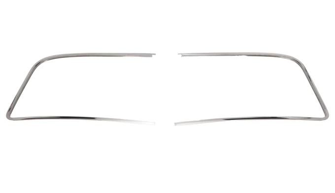 AMD Windshield Reveal Moldings, Pair, 47-53 Chevy GMC Truck Suburban X385-4047-P