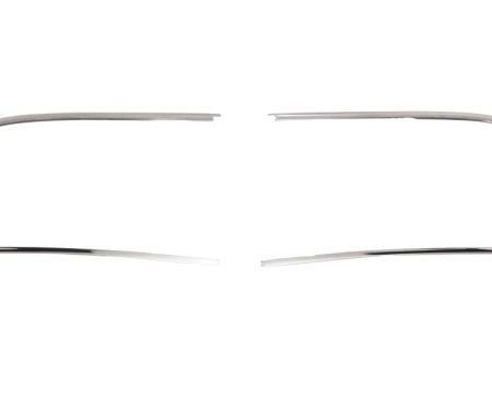 AMD Windshield Reveal Moldings, Pair, 47-53 Chevy GMC Truck Suburban X385-4047-P